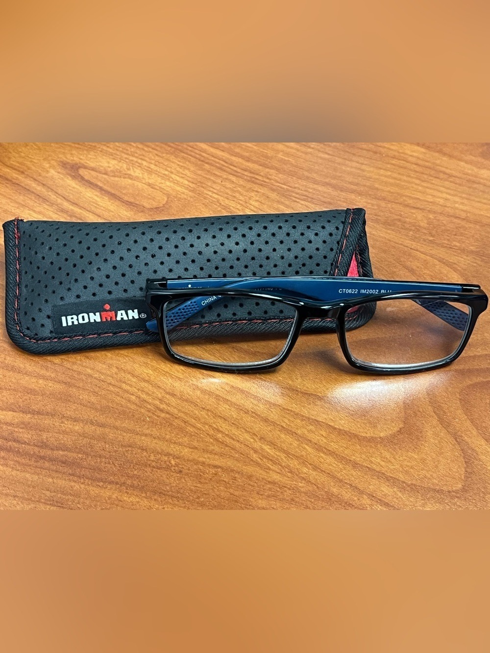 Ironman Foster Grant Mens Reading Glasses Blue| IM2002 CT0622| 54-17-140 +2.50